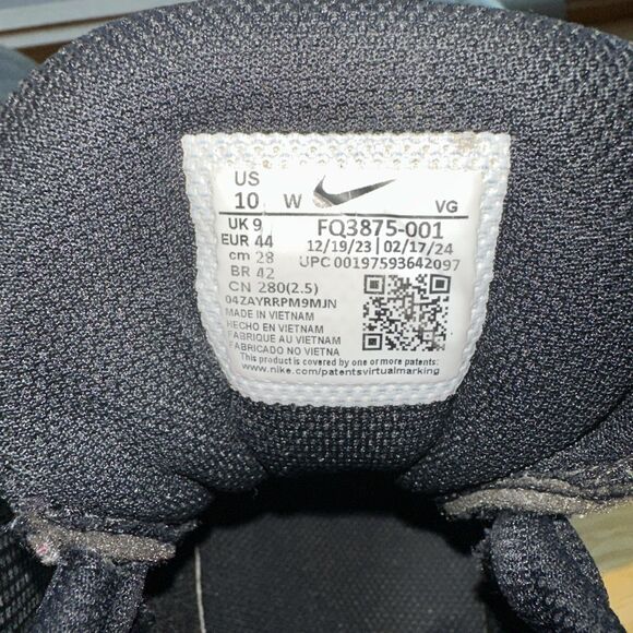 Nike Alpha Fastflex Cleats Black Size 10 - Picture 4 of 7